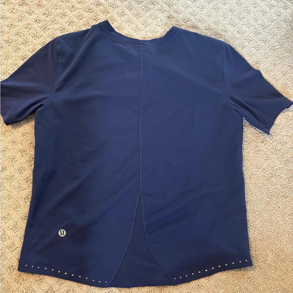 lululemon athletica Navy Short Sleeve Tee
